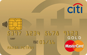 Отзывы о карте "Citibank MasterCard Gold"