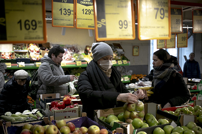 Рост цен в России достиг максимума с начала года