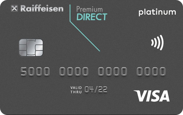 Карта "Premium Direct" Visa Platinum от Райффайзенбанка