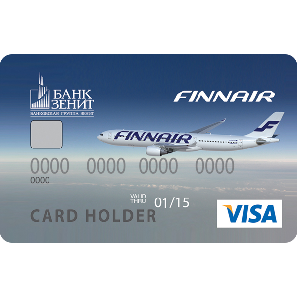 Карта "Без границ Finnair" от  банка Зенит