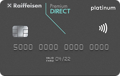 Карта "Premium Direct" Mastercard Platinum | Райффайзенбанк
