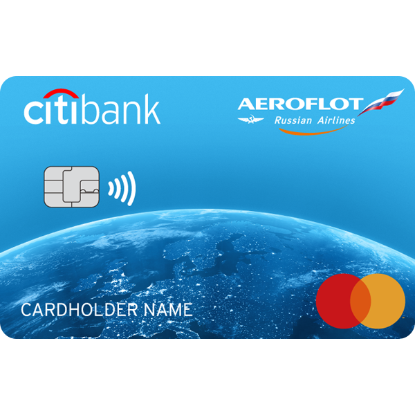 Карта "CitiOne+ Аэрофлот" от Citibank