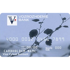 Карта "Visa Virtual" | Банк Возрождение