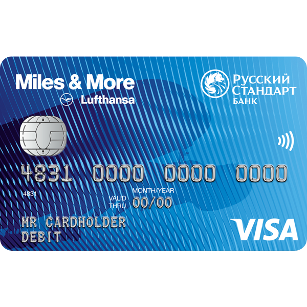 Карта "Miles & More Visa Classic Credit Card" от банка Русский Стандарт