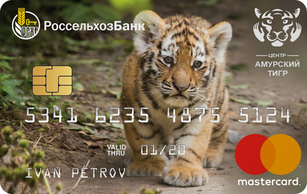 Кредитная карта «Амурский тигр» от Россельхозбанка